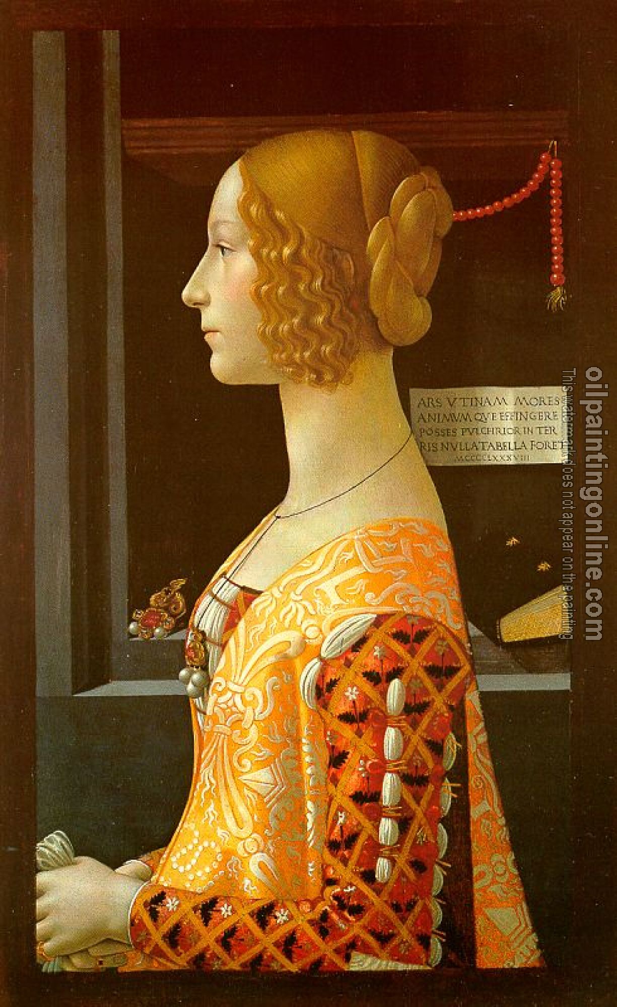 Ghirlandaio, Domenico - Portrait of Giovanna Tornabuoni